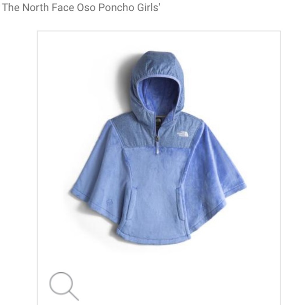 North face poncho fleece